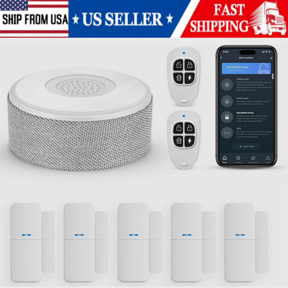 8x WIFI Smart Home Safety Protection Burglar Band Motion Detector Sensor USA