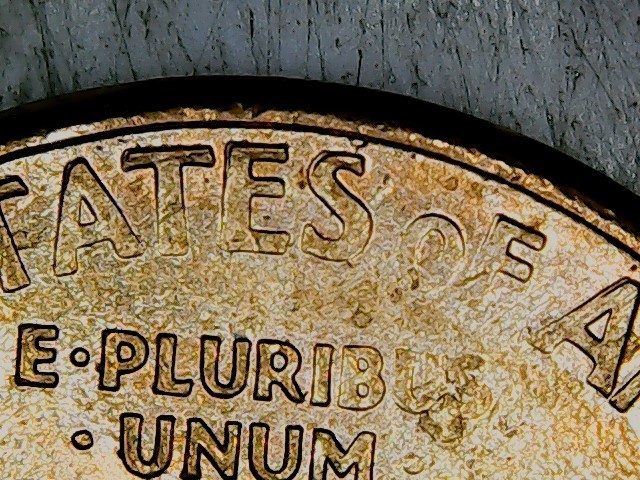 2000 Lincoln Cent . Doubling" States of America-Cent."