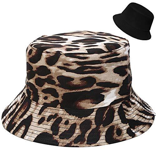 XYIYI Cheetah Bucket Hat Cool Fisherman Hats for Women, 56-58cm, Leopard