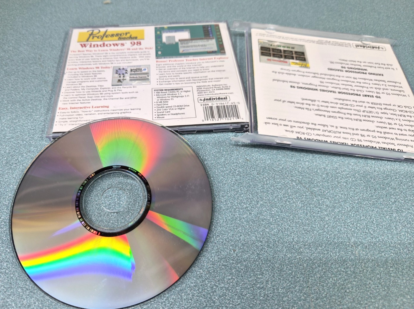 Microsoft Office 97 Pro Netscape Running Windows 98 CD Professor Teaches Lot
