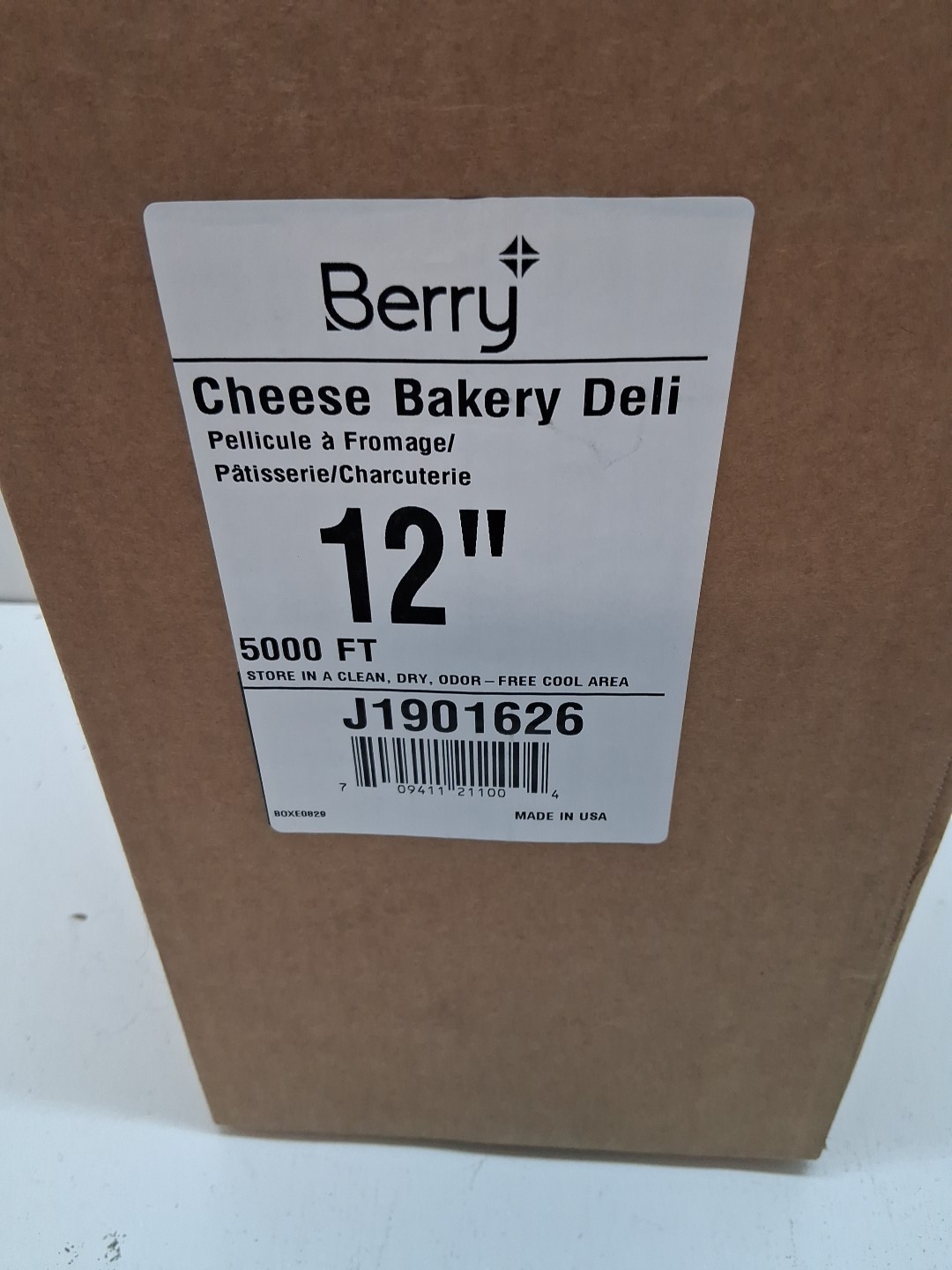 Berry Cheese, Bakery, Deli, Wrap film 12 inch 5000ft