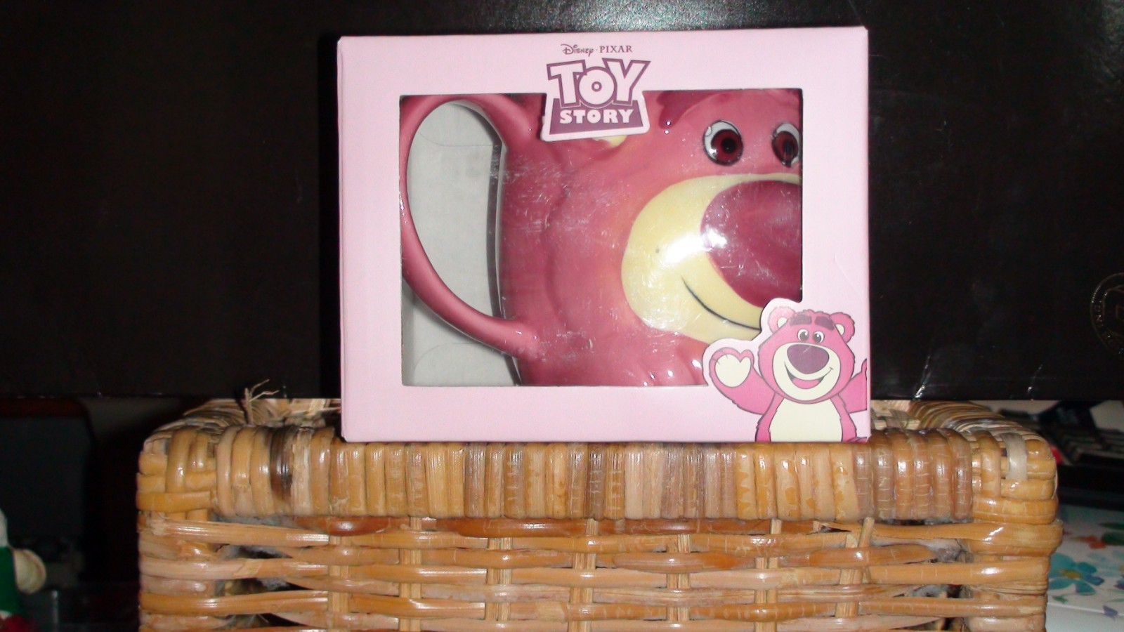 Claire's Accessories Ceramic Mug. Toy Story Lotso shape. New and boxed