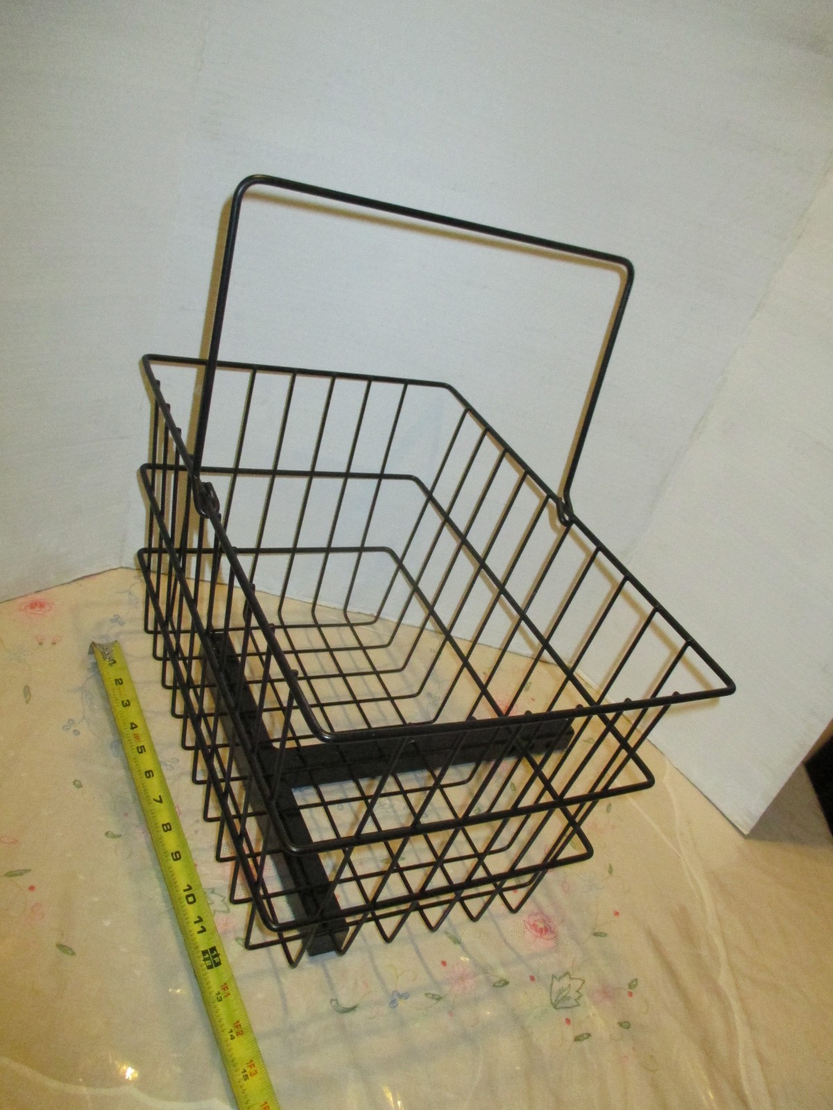 Heavy-Duty Metal Rear Basket for Mobility Scooters - Easy No-Tool Installation