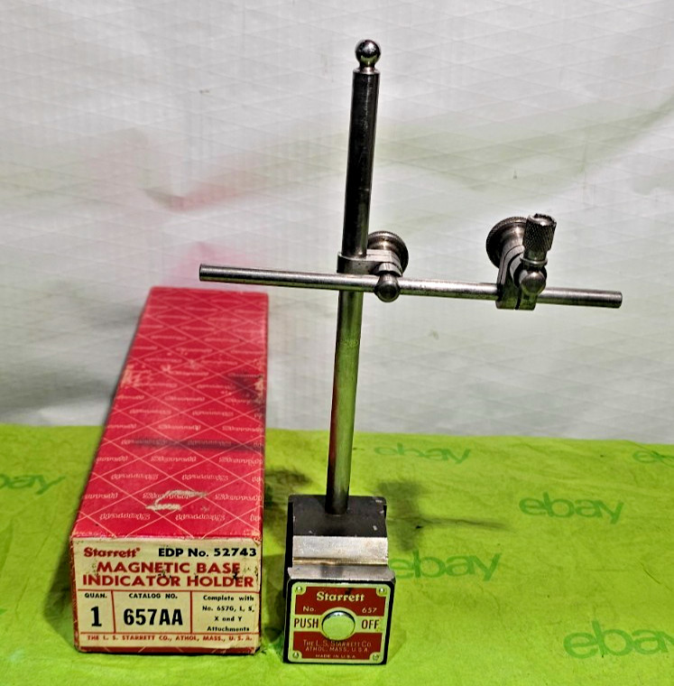 Starrett No. 657AA magnetic base - Made in the U.S.A. - 657