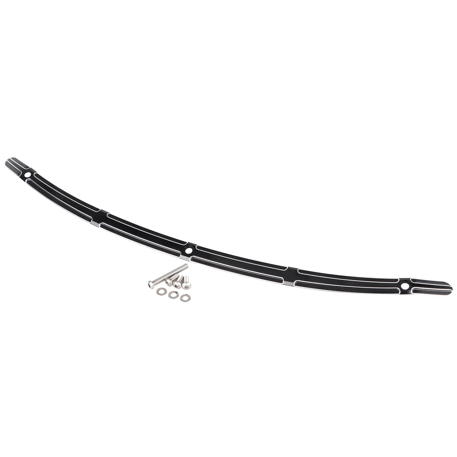 Black Cut Fairing Windshield Trim For Touring Electra Tri Glide FLHX Ultra 14-22