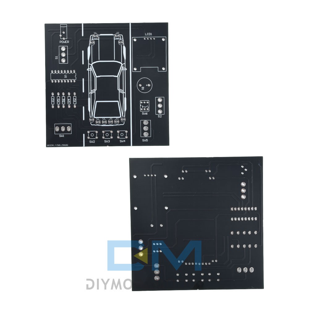 DIY Car Driving Simulation Soldering Practice Kit Electronic Kit Solder Kit