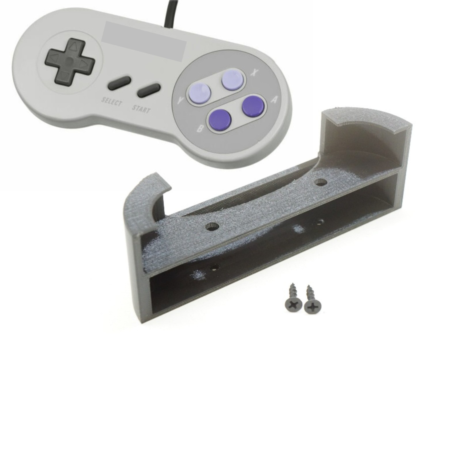 Vertical Display Stand / Wall Mount for Nintendo SNES Controller (Super NES)