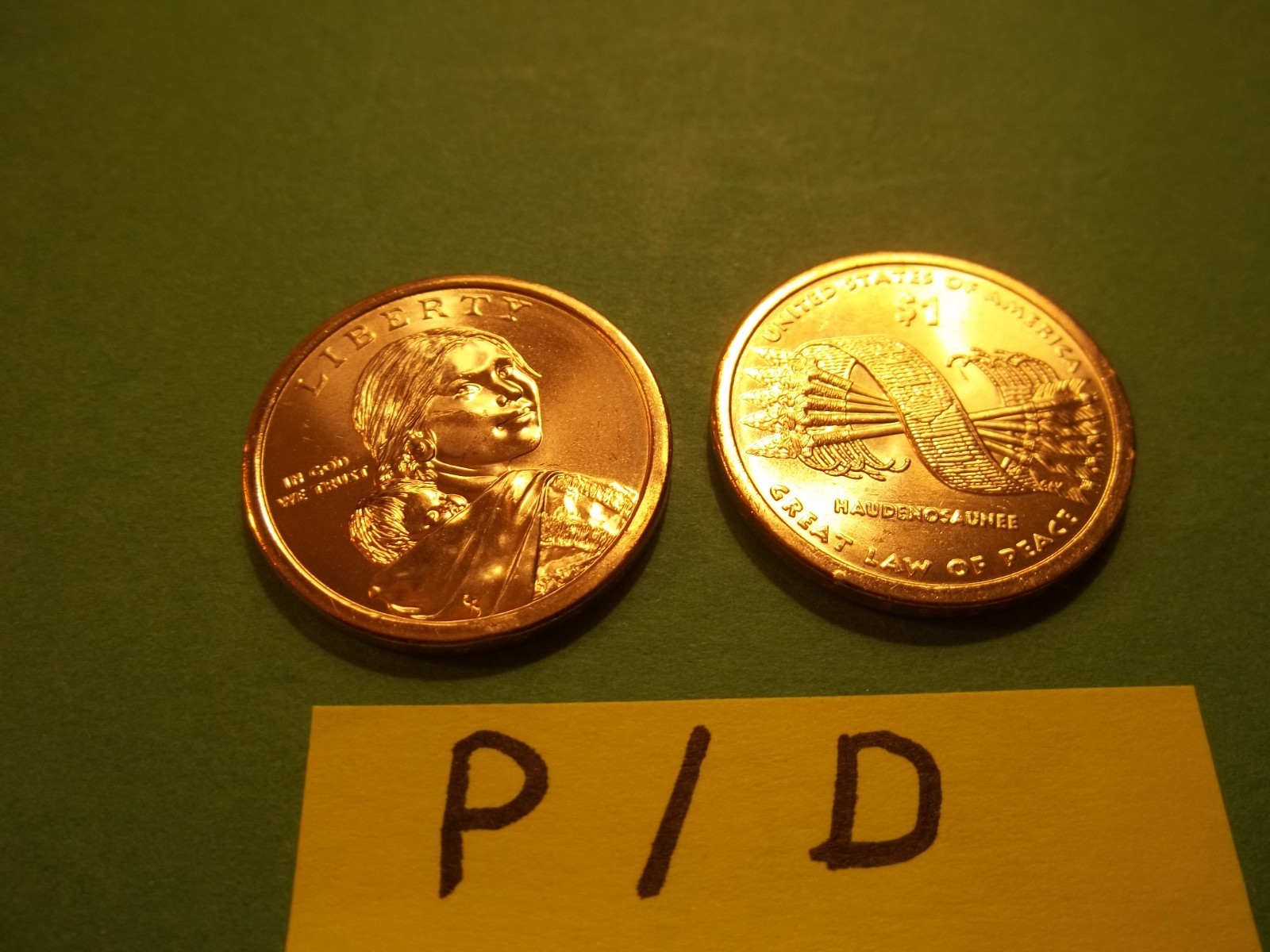 Native American Dollar Set  2010  P, D Unc.