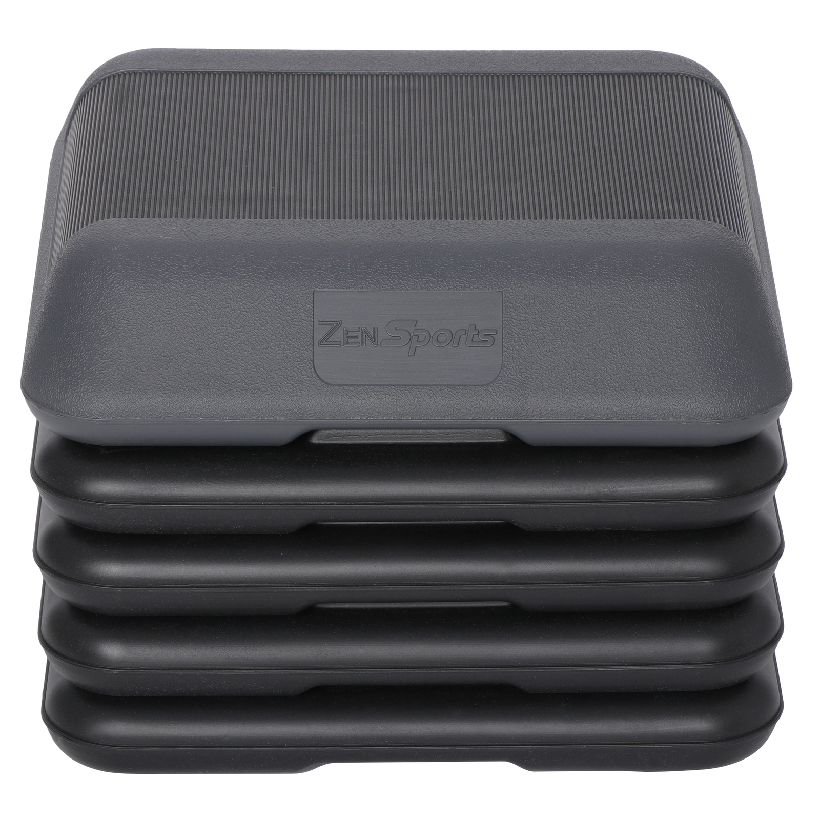 High-Intensity Step Aerobic Exercise Platform Nonslip with 4 Risers Exercise