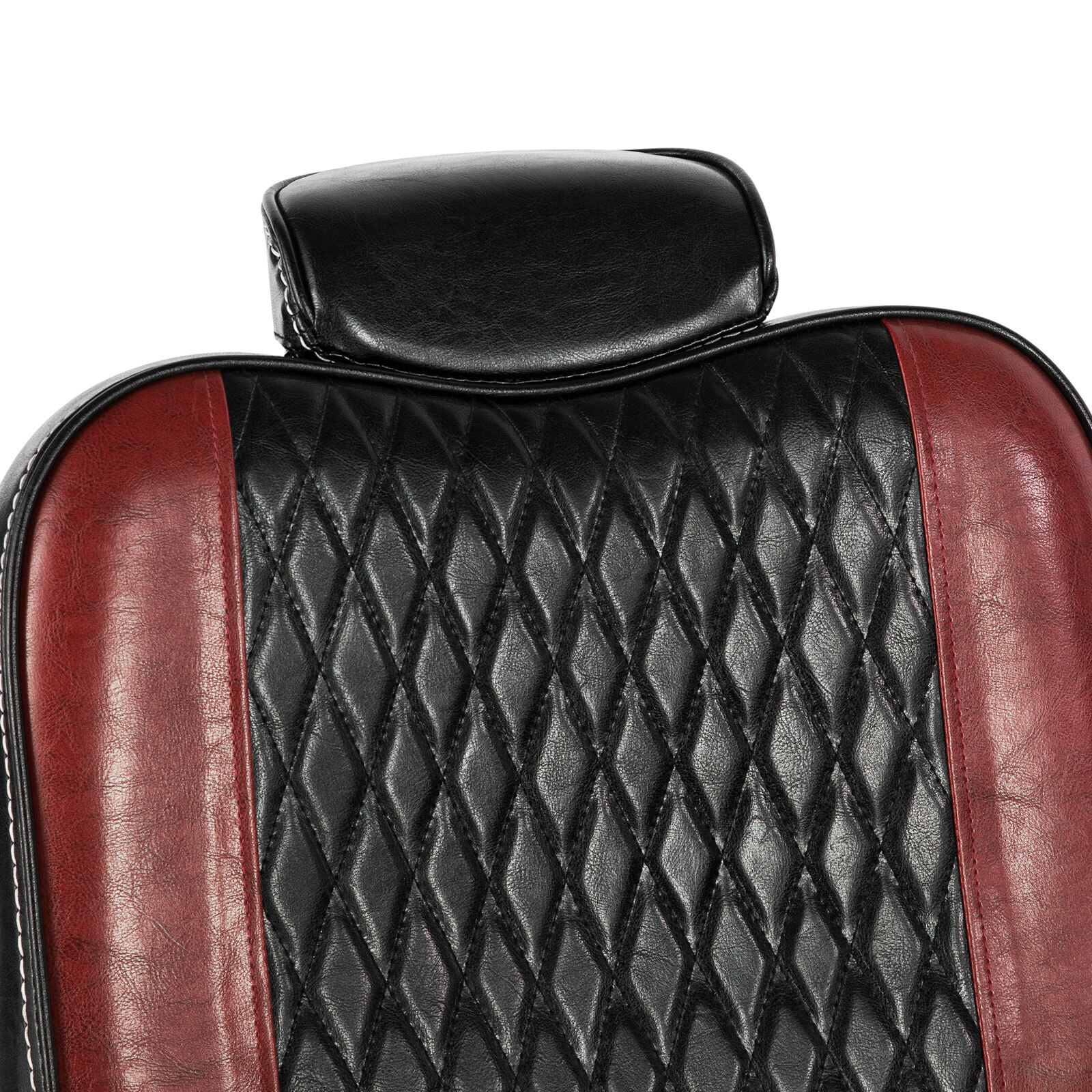 Black+Red Vintage Recline All Purpose Hydraulic Barber Chair Salon BeautyStyling