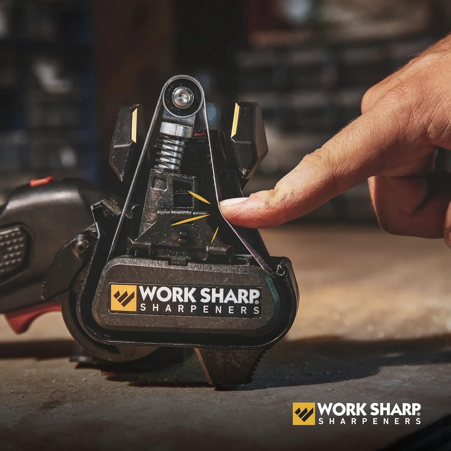 Knife and Tool Sharpener with extra replacement belts