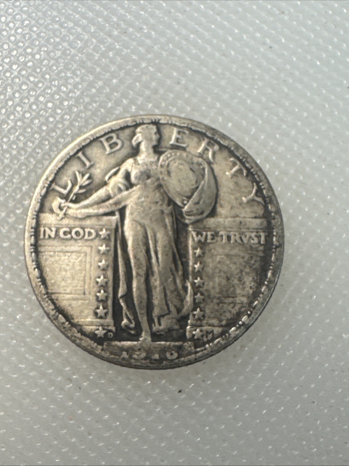 1918 d standing liberty quarter J