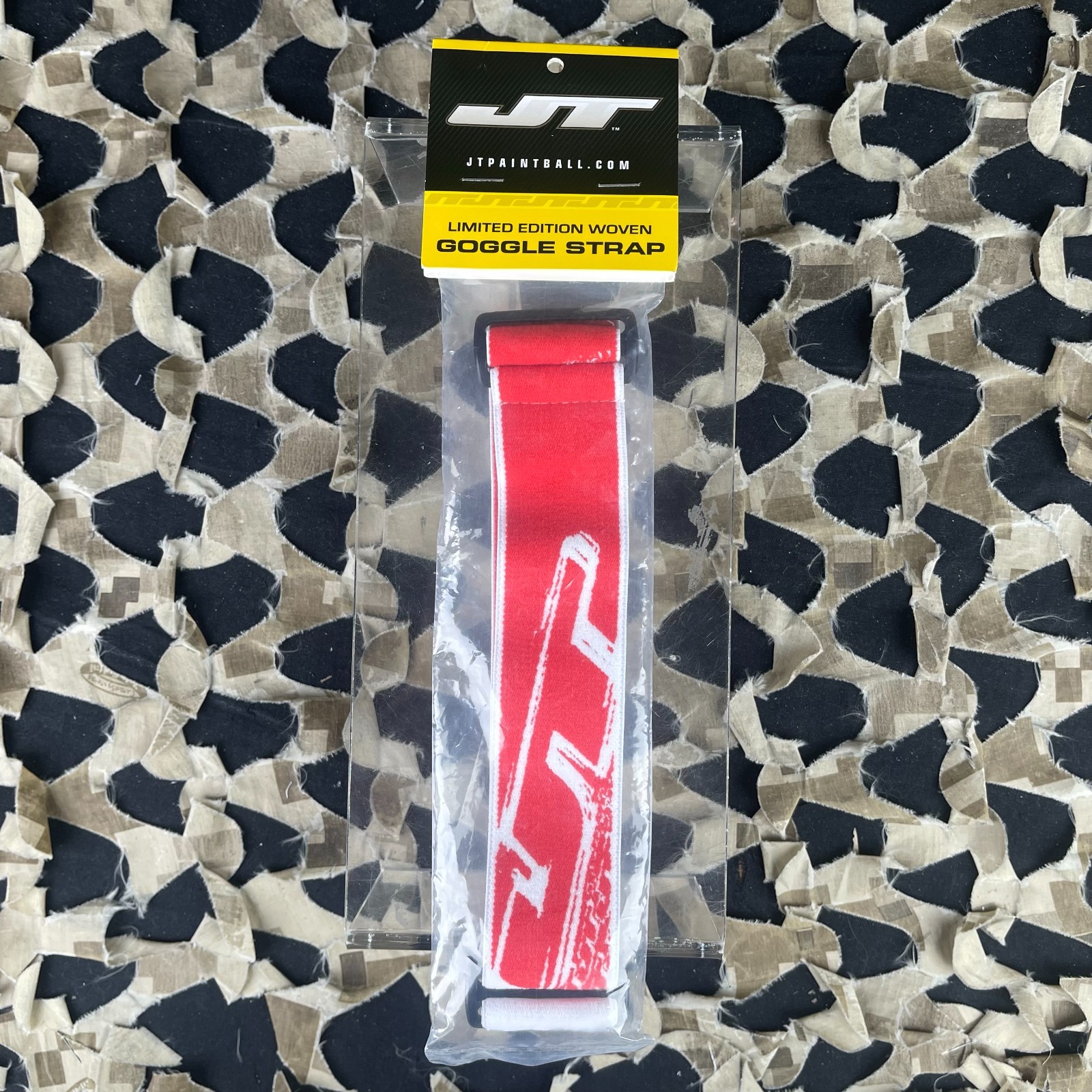 NEW JT TAO Series Woven Goggle Strap - Aftermath Red