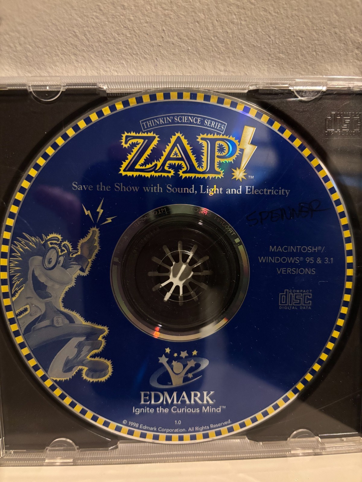 ZAP! CD-ROM game for Windows