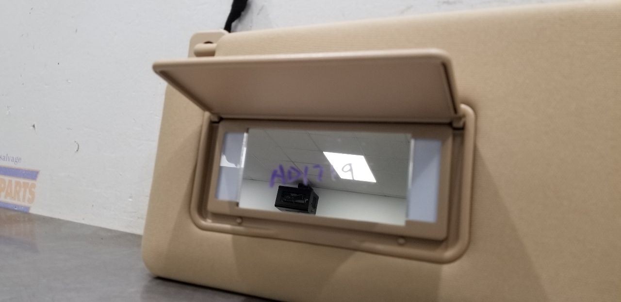 20 FORD F150 CREW CAB SUN VISOR ILLUMINATED GDO LEFT DRIVER TAN