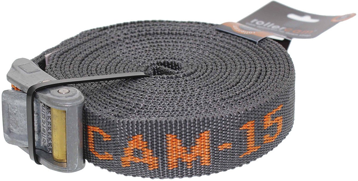 Rollercam Expedition 15Ft Straps & Cargo Nets Set | Heavy-Duty Cam Buckle