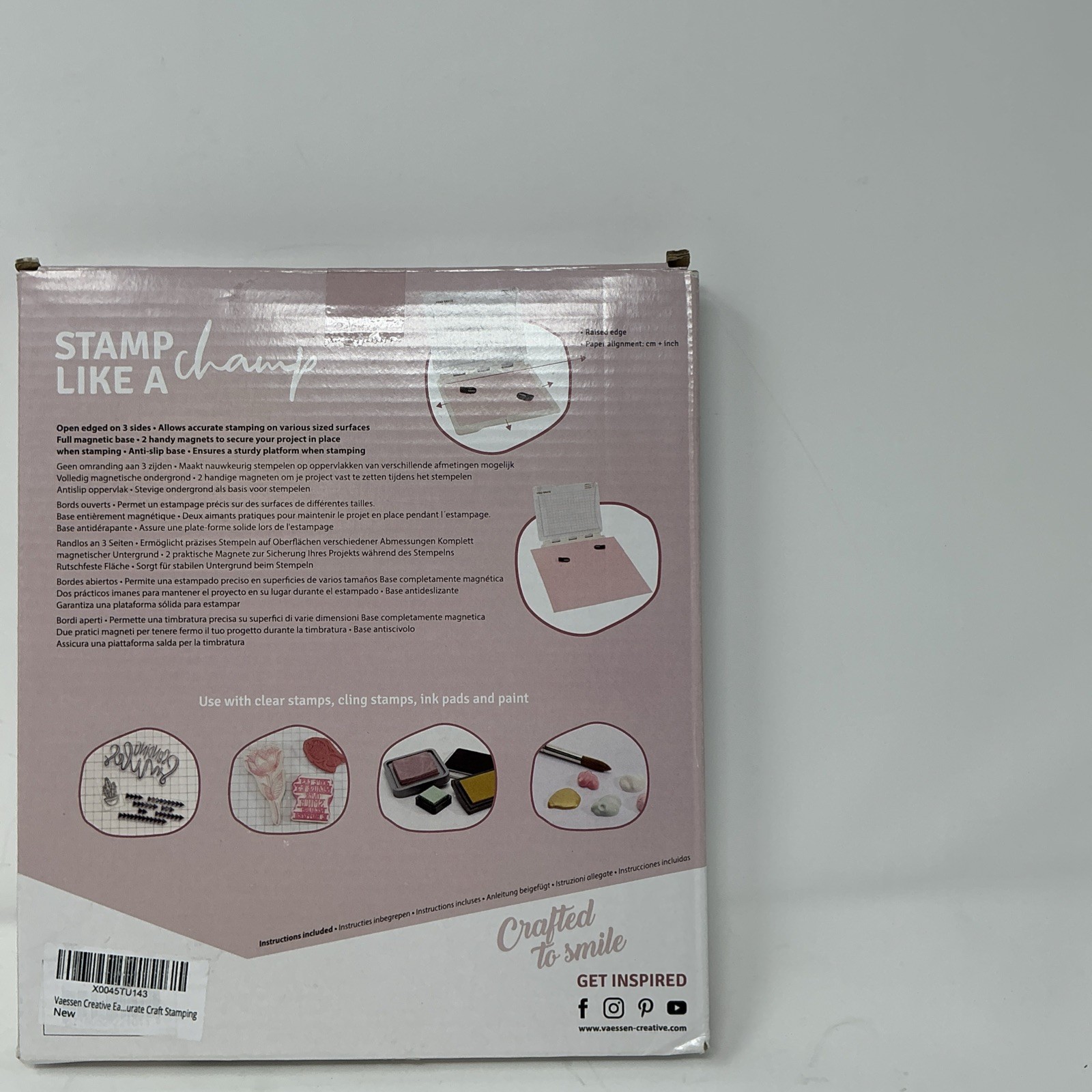 Vaessen Creative Stamp Easy+ Stamp Platform refCr40 New