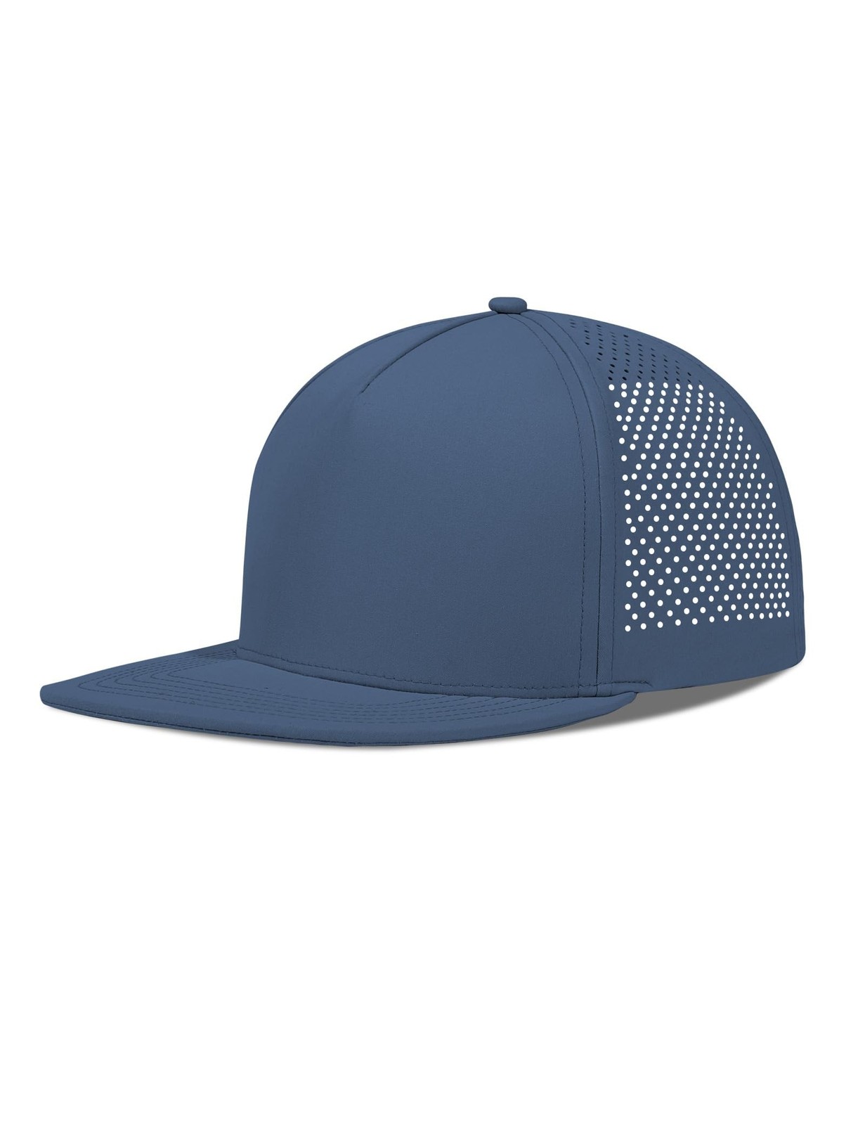 ZTL Flat Brim Hat for Men Women,Performance Snapback Trucker Hat Laser Perfor...