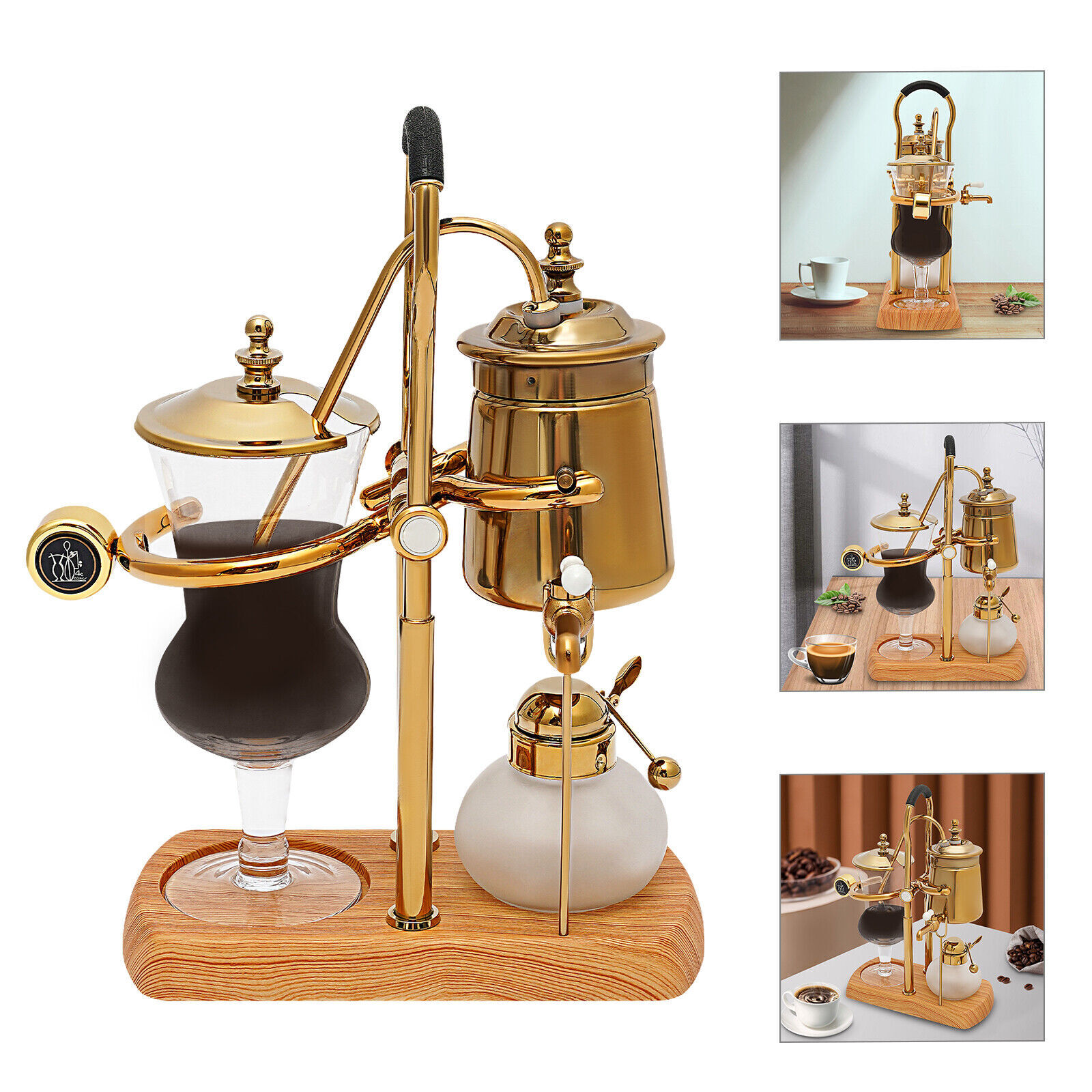 Nispira Belgian Belgium Luxury Royal Family Balance Syphon Siphon Coffee Maker