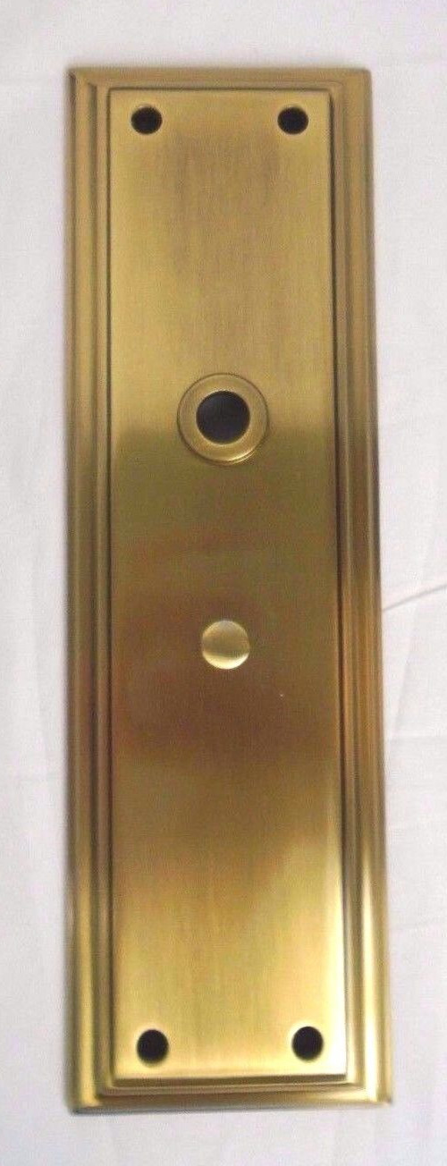 Baldwin Tremont Half Pair Privacy Set Satin Brass & Brown 6796-060-KE 162HW