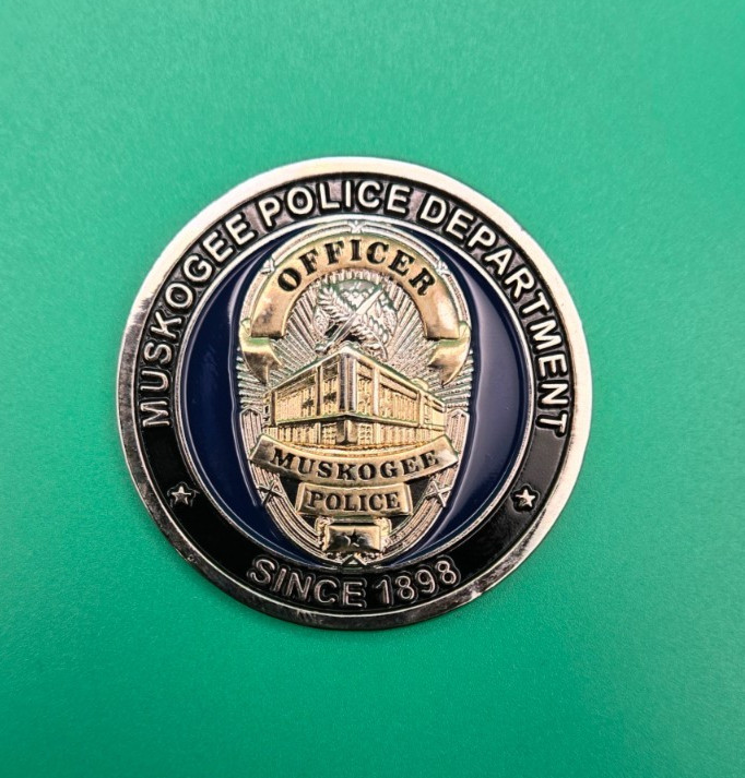 Muskogee Police Department Challenge Coin - Honesty, Integrity, Service