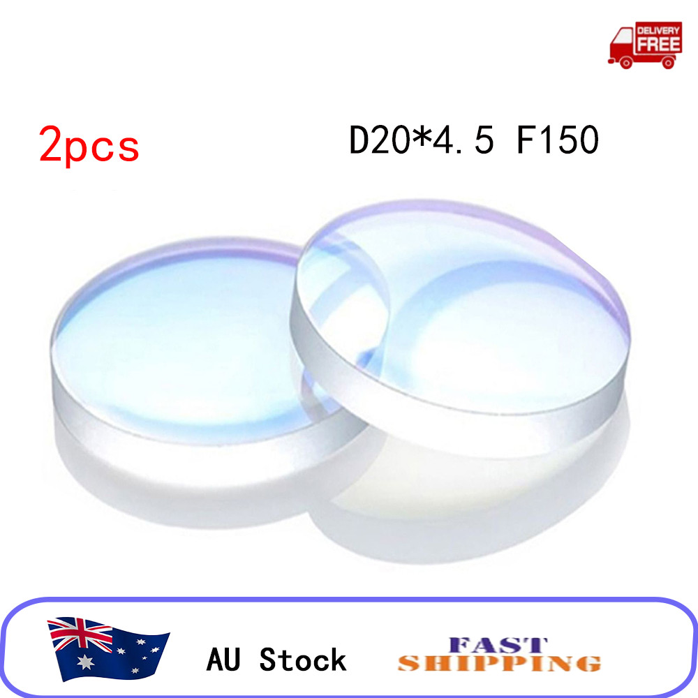 2Pcs D20*4.5 F150mm Focus Lens For 1500W-3000W Laser Welding Machine Accessory
