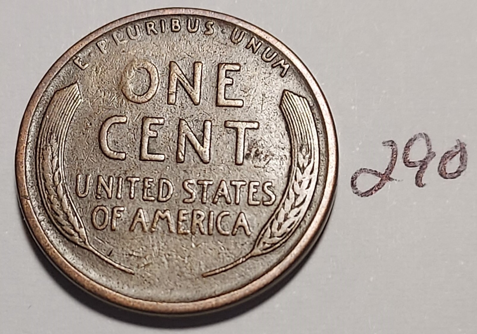 1921-S Lincoln Wheat Cent #290