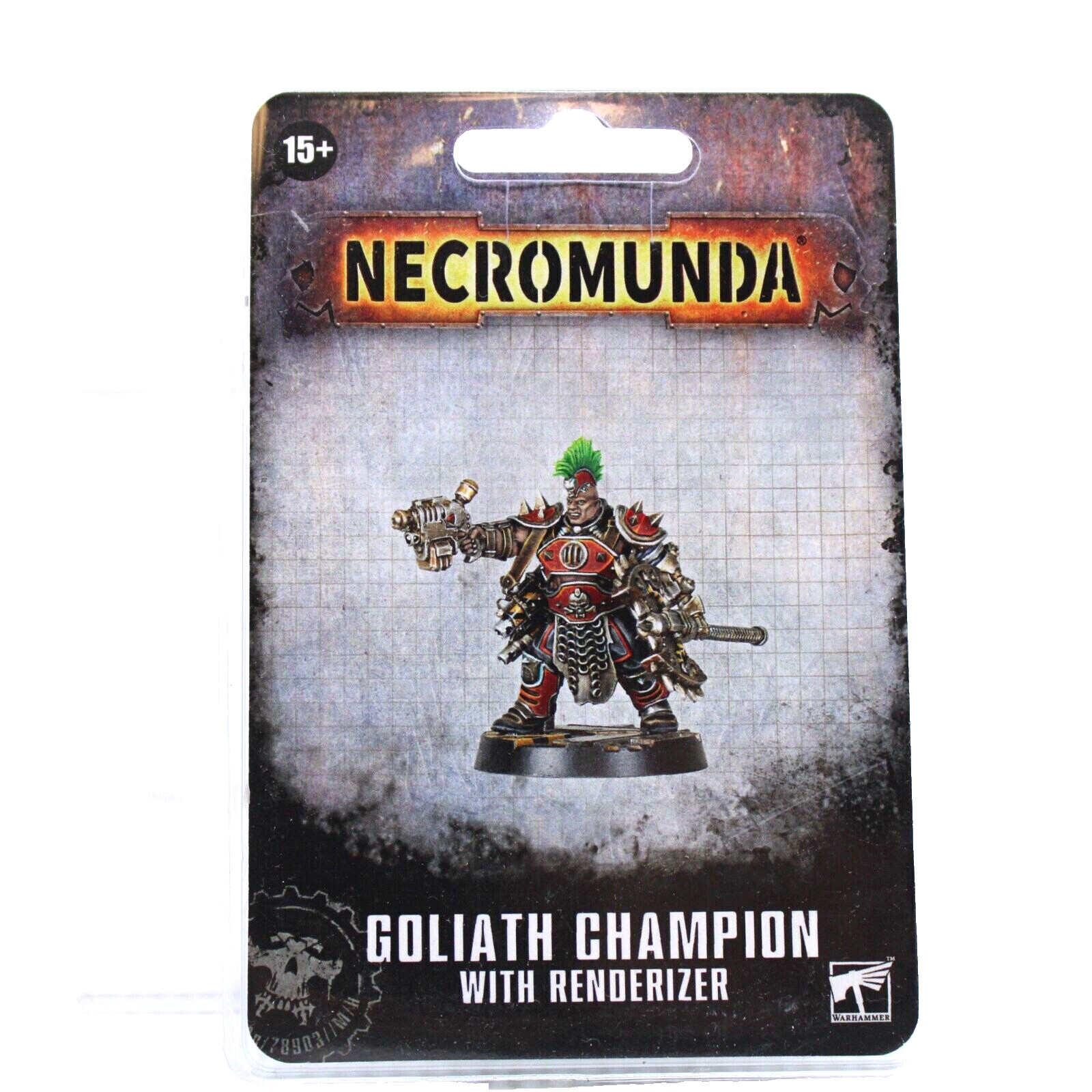 Games Workshop Necromunda Goliath Champion with Renderizer NIB