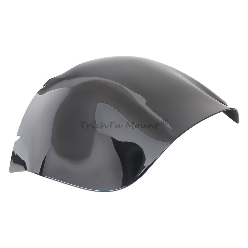 Black Wave Windshield Windscreen For Harley Road Glide FLTR FLTRX 15-2022 Black
