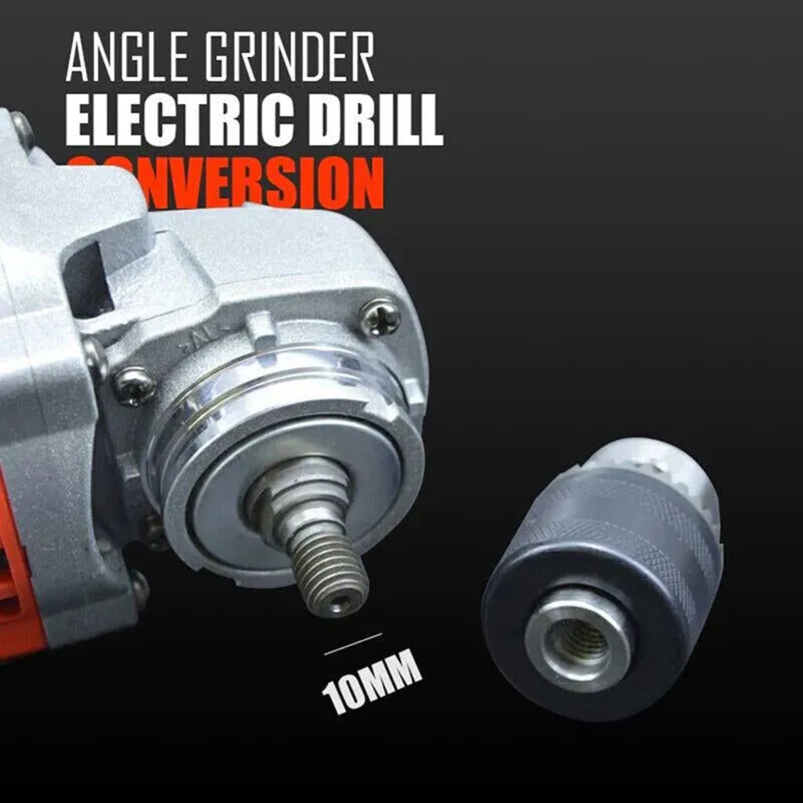 M10 Angle Grinder Electric Drill Conversion Collet Chuck Head Replacement
