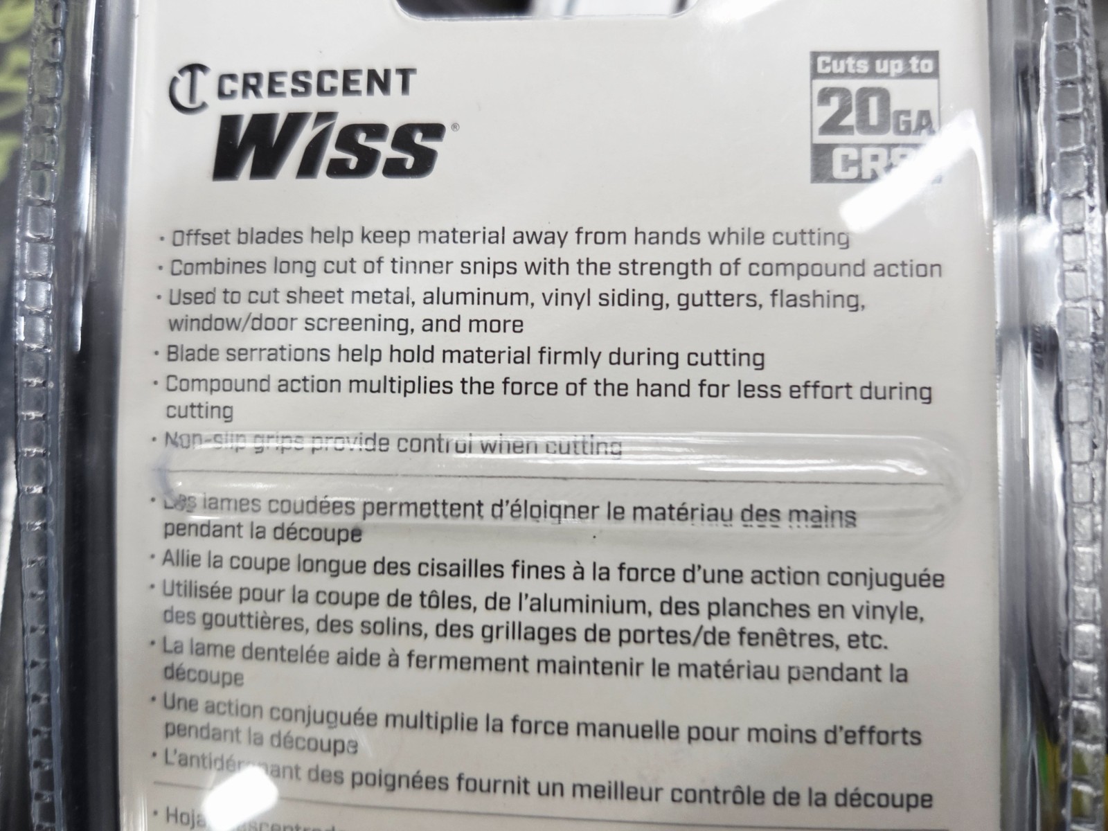 Wiss MultiMaster Compound Action Offset Snips M400N