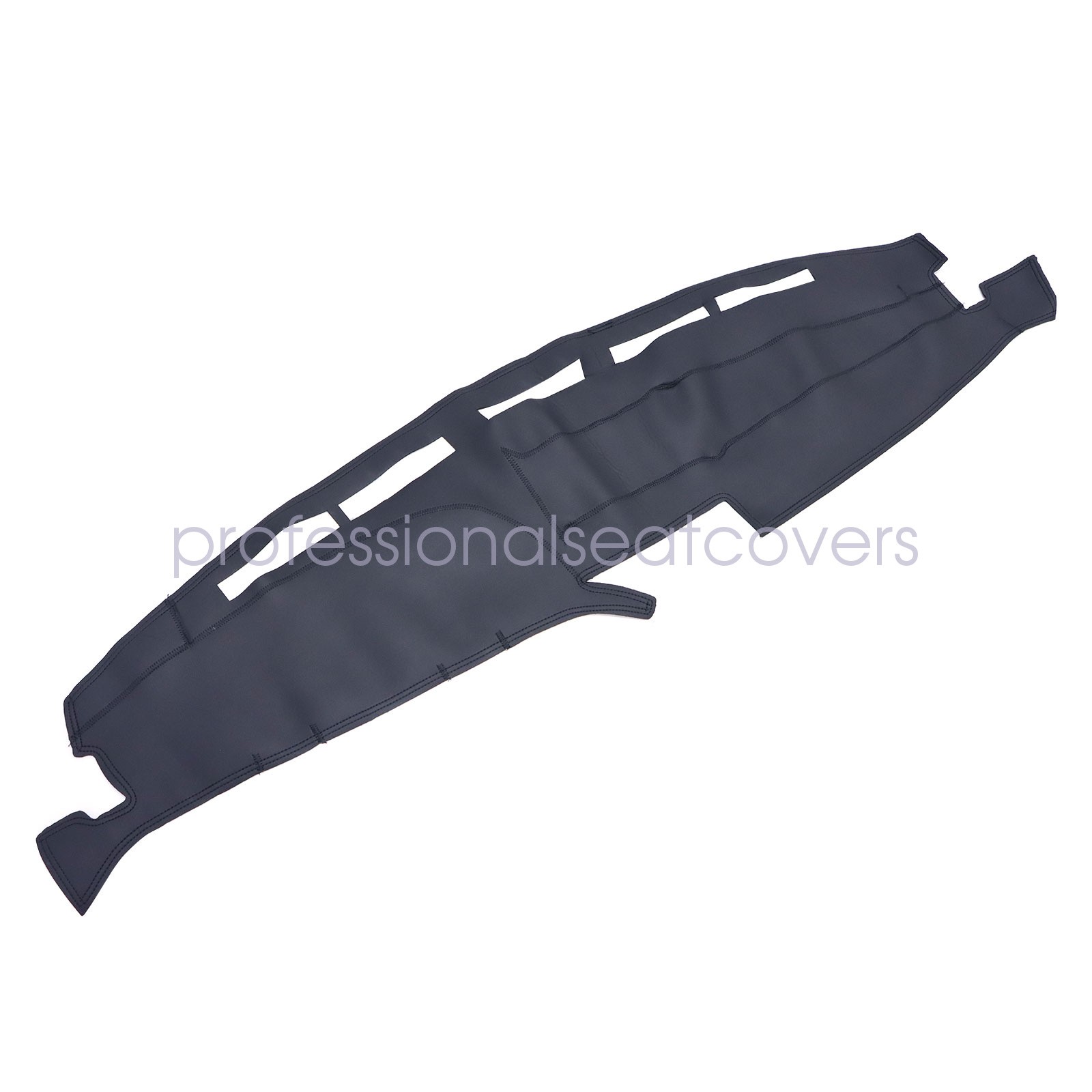 Leather Dashboard Dash Cover Dashmat Carpet For 1992-1996 Ford F-150 F-250 F-350