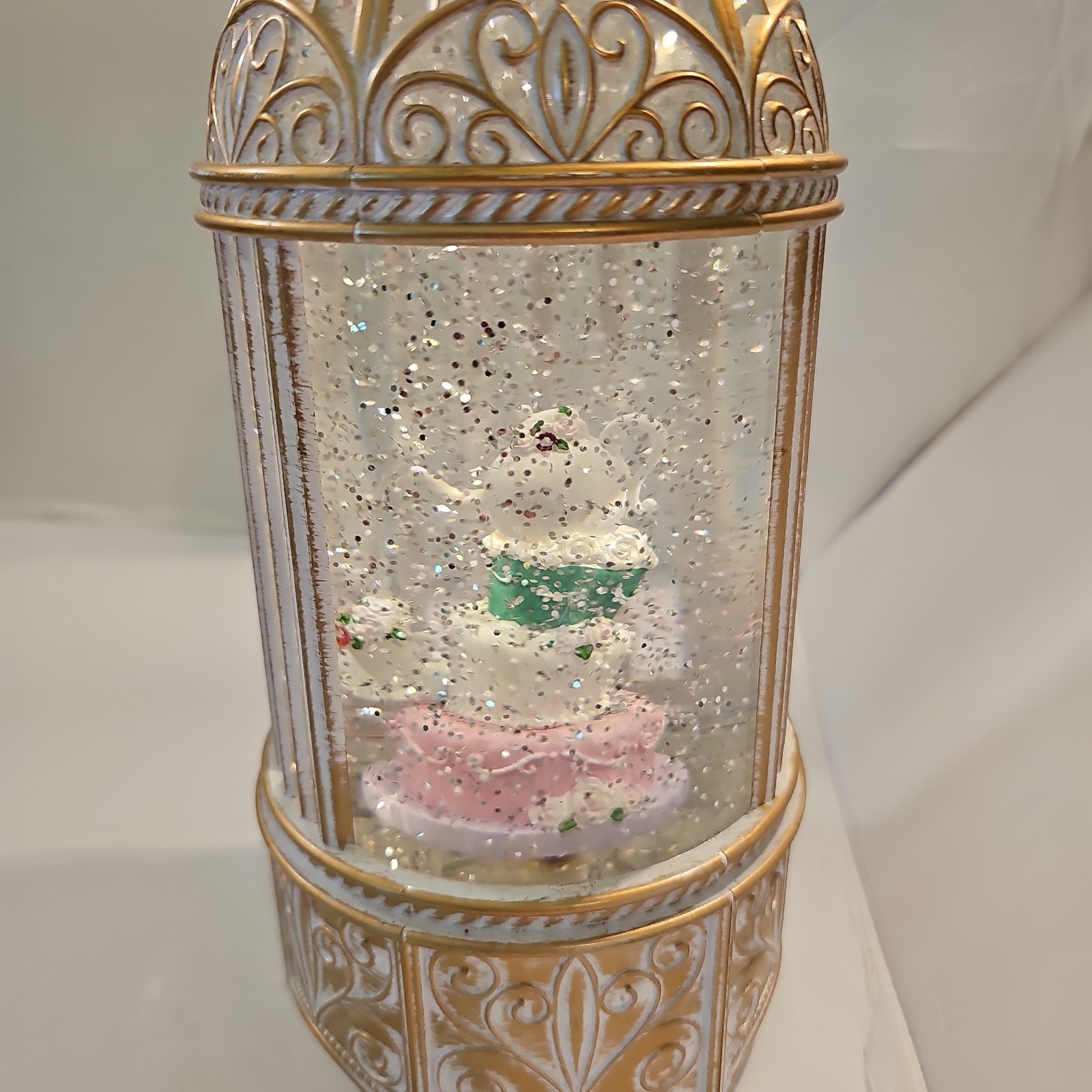 Glitter Globe Tea Party With Lights