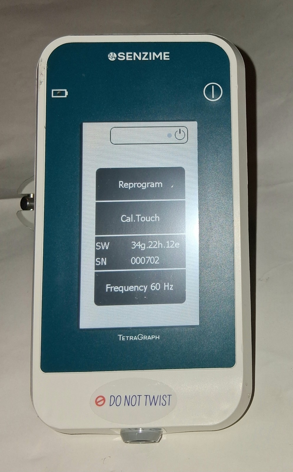 SENZIME TETRAGRAPH NEUROMUSCULAR TRANSMISSION MONITOR, REF. 2001