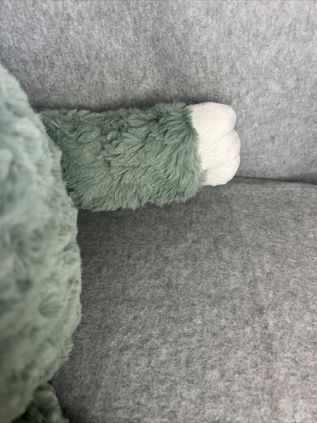 PhiloDogs Plush Sloth Hat Costume Headwear Green & Grey Super Soft