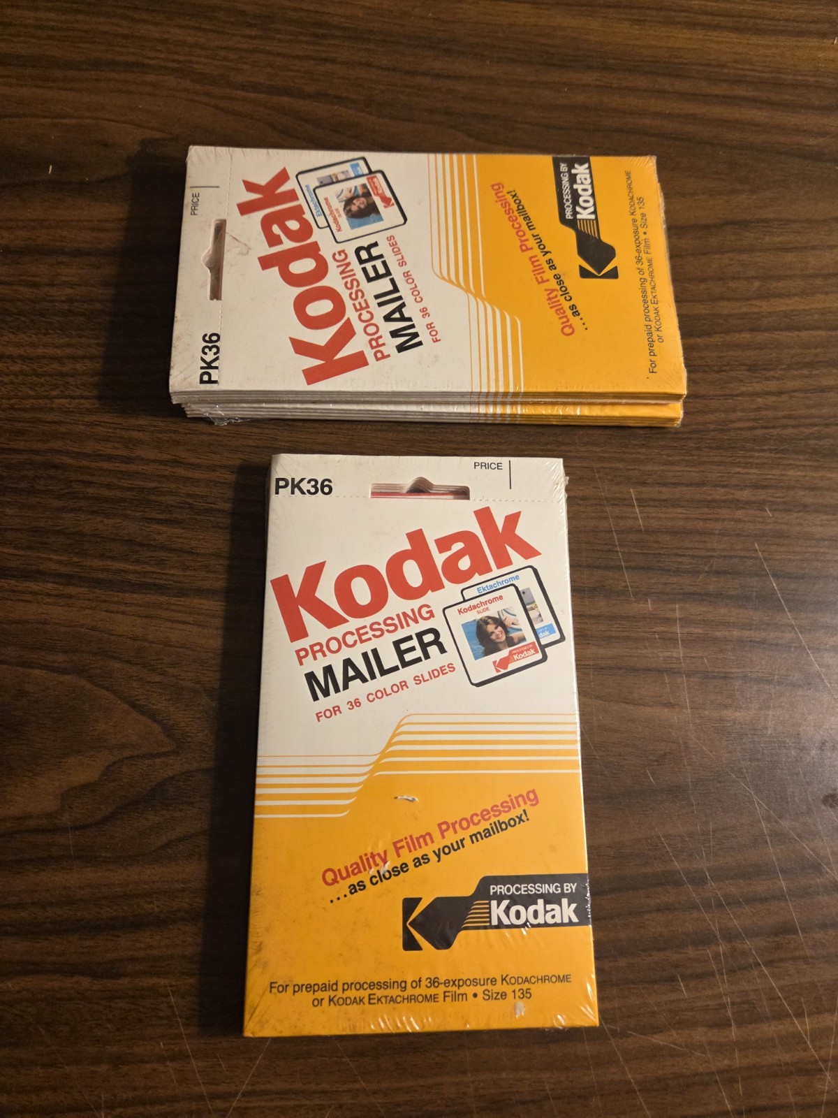 Lot Of 15 (3 Packs Of 5) Vintage Kodak Mailer for 36-Exposure 135 Film Sealed