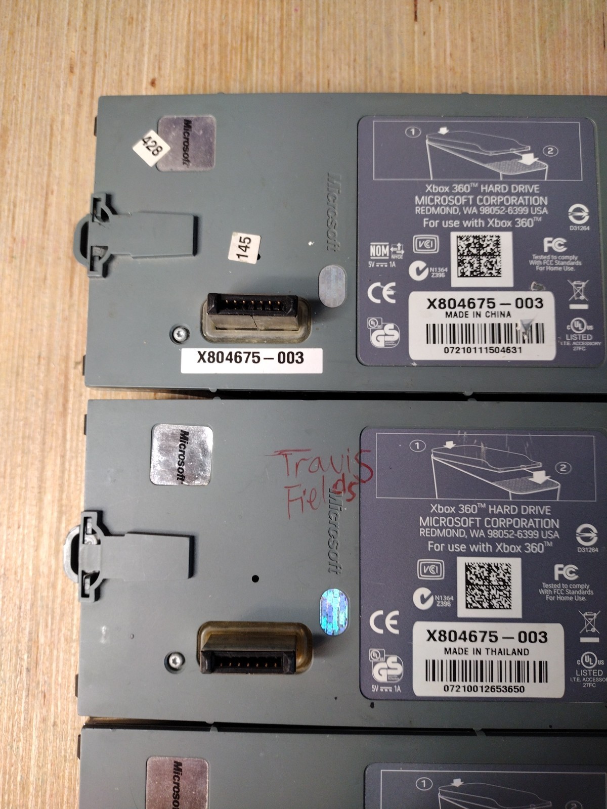 4 Official Microsoft Xbox 360 External Hard Dives Read Description