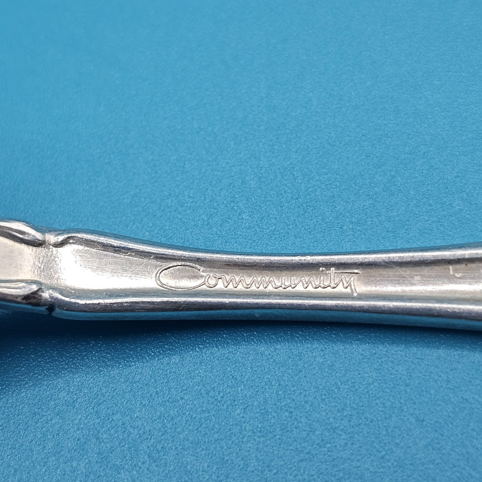 Set of 5 Oneida Community AFFECTION Flatware Teaspoons 6" Silverplate