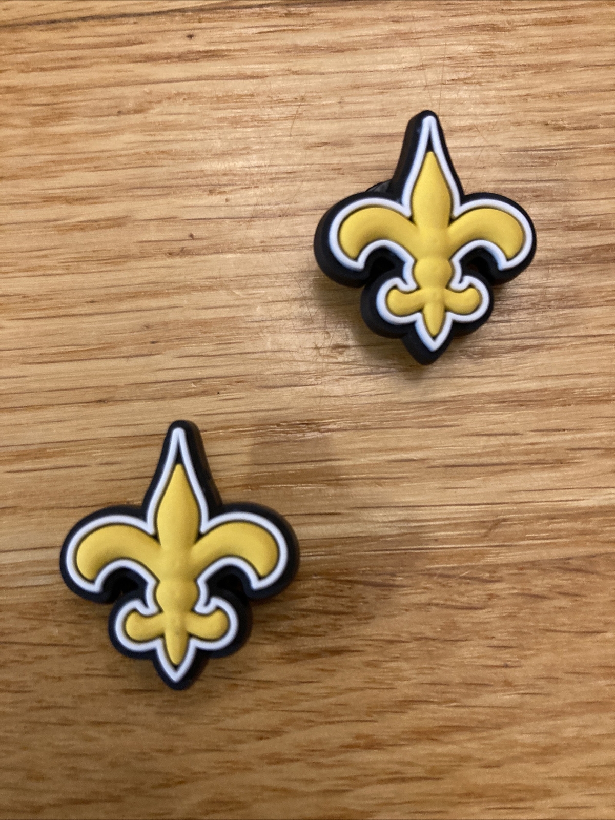 NFL New Orleans Saints Football Team For Crocs Shoe Charms Jibbitz - 2 pieces