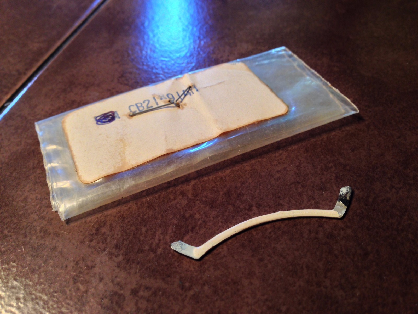 Airpath Compass Lubber Line, CB21-914M,  White, NOS