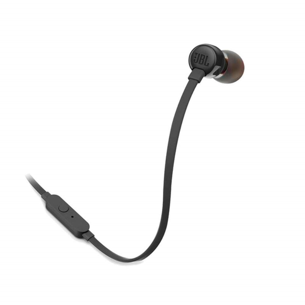 JBL T110 in Ear Headphones w/Mic Black