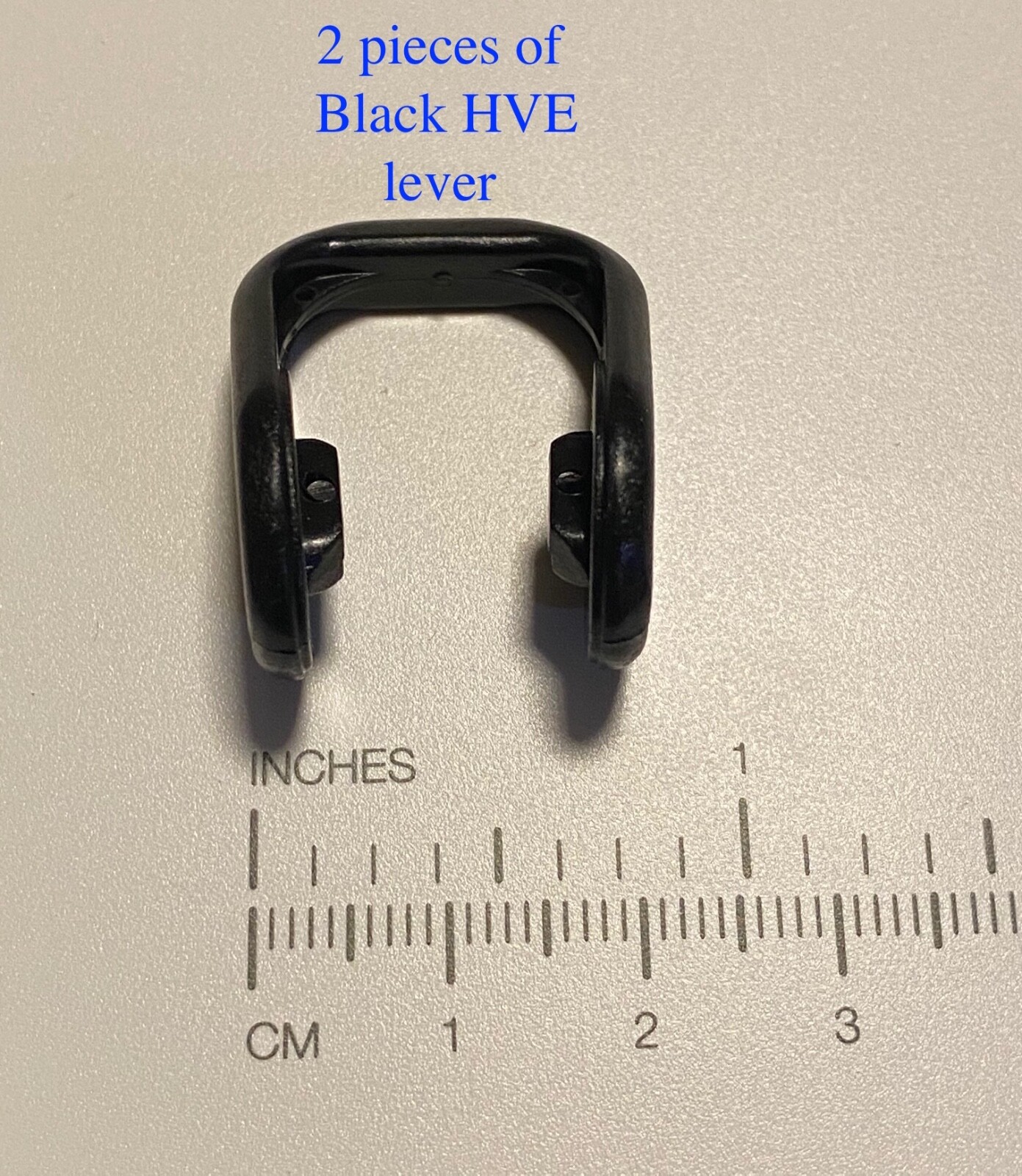 (Black)  Dental HVE High Volume Evacuator Valve Lever - Levers only Qty 2 pieces