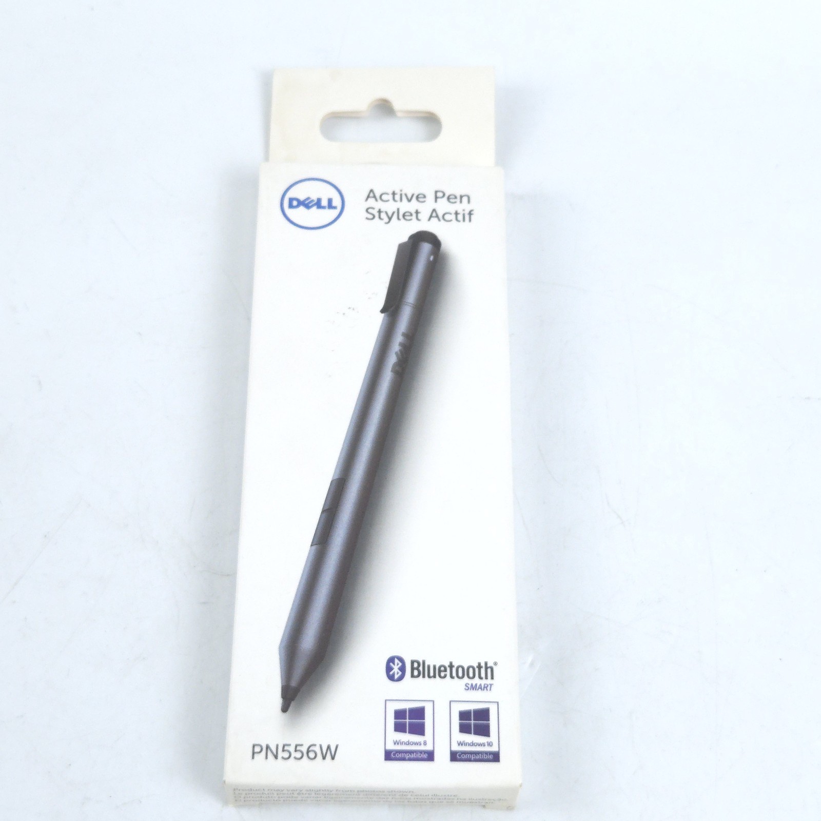 NEW, Dell PN556W Bluetooth 4.0 Active Pen Tablet Stylus Silver Windows 8