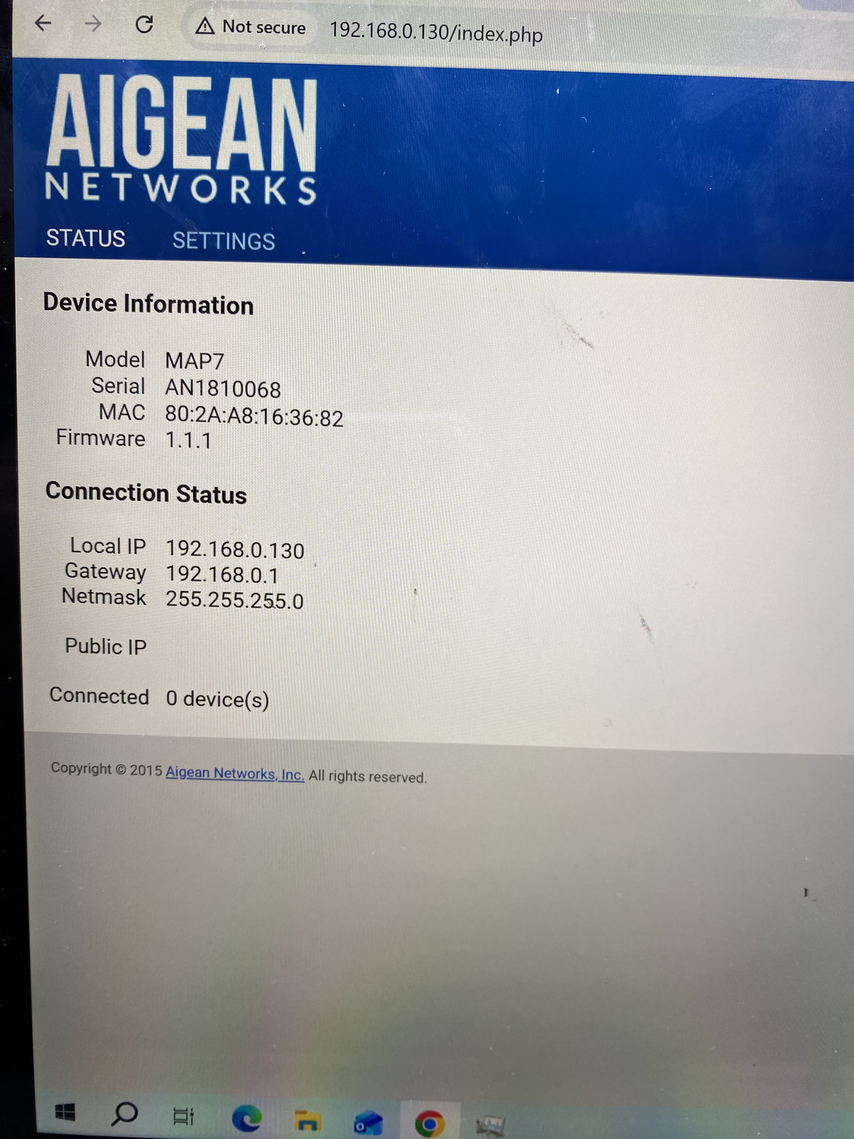 Aigean MAP7 Dual-Band Marine Wireless Access Point - Used - Fully Tested