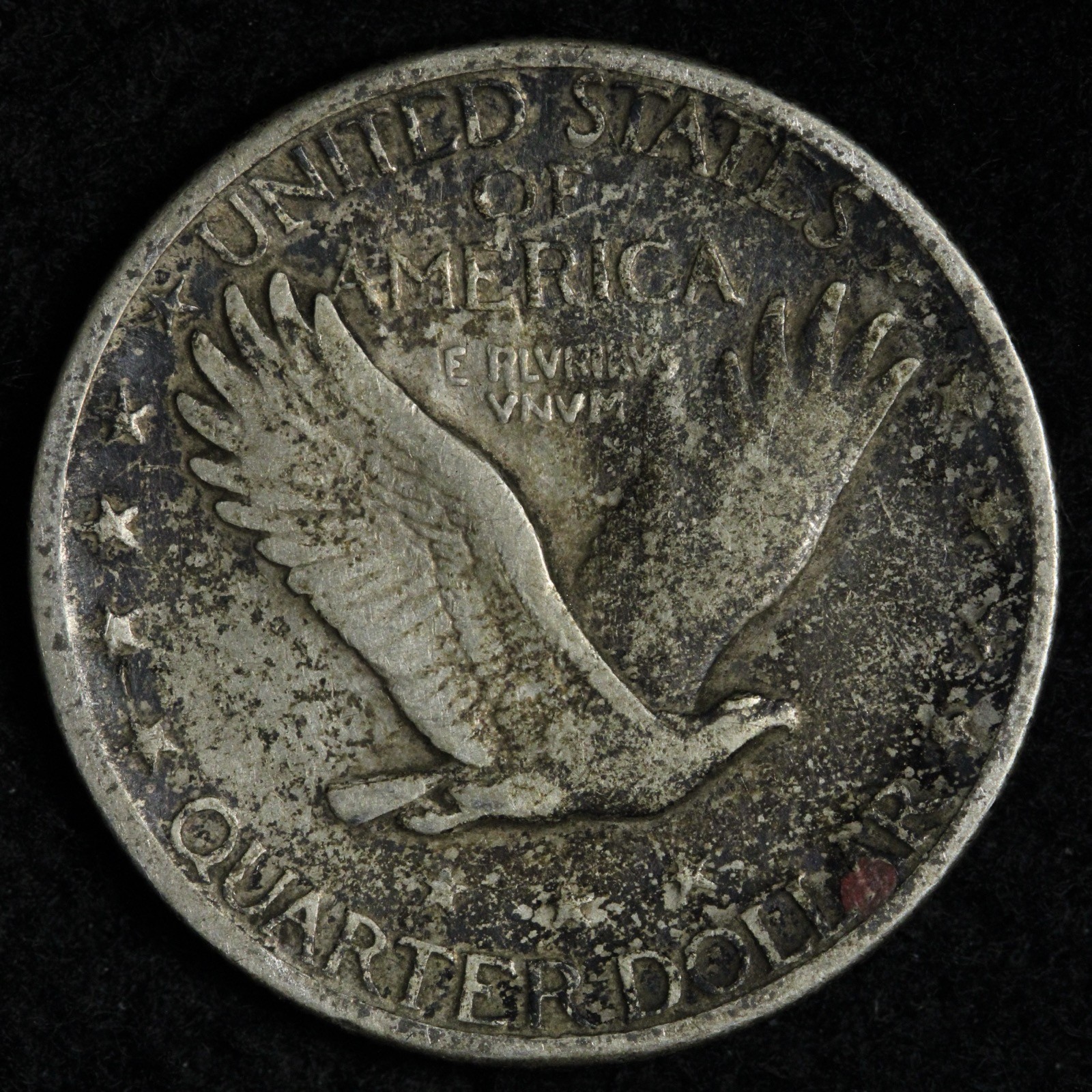 1928-S Standing Liberty Silver Quarter VF E282 AYZX