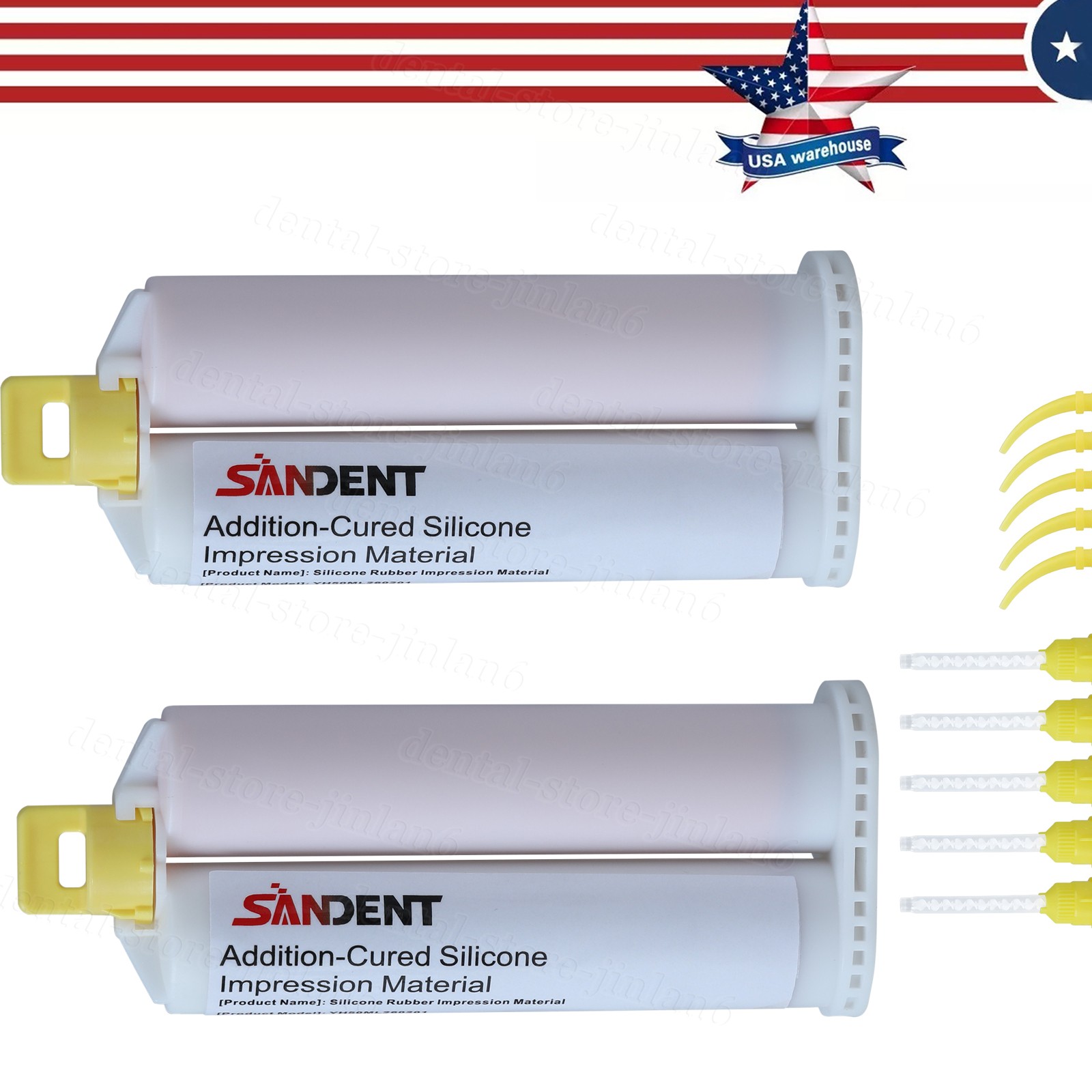 SANDENT Dental Impression Material Light Body Fast Set 50ml*2