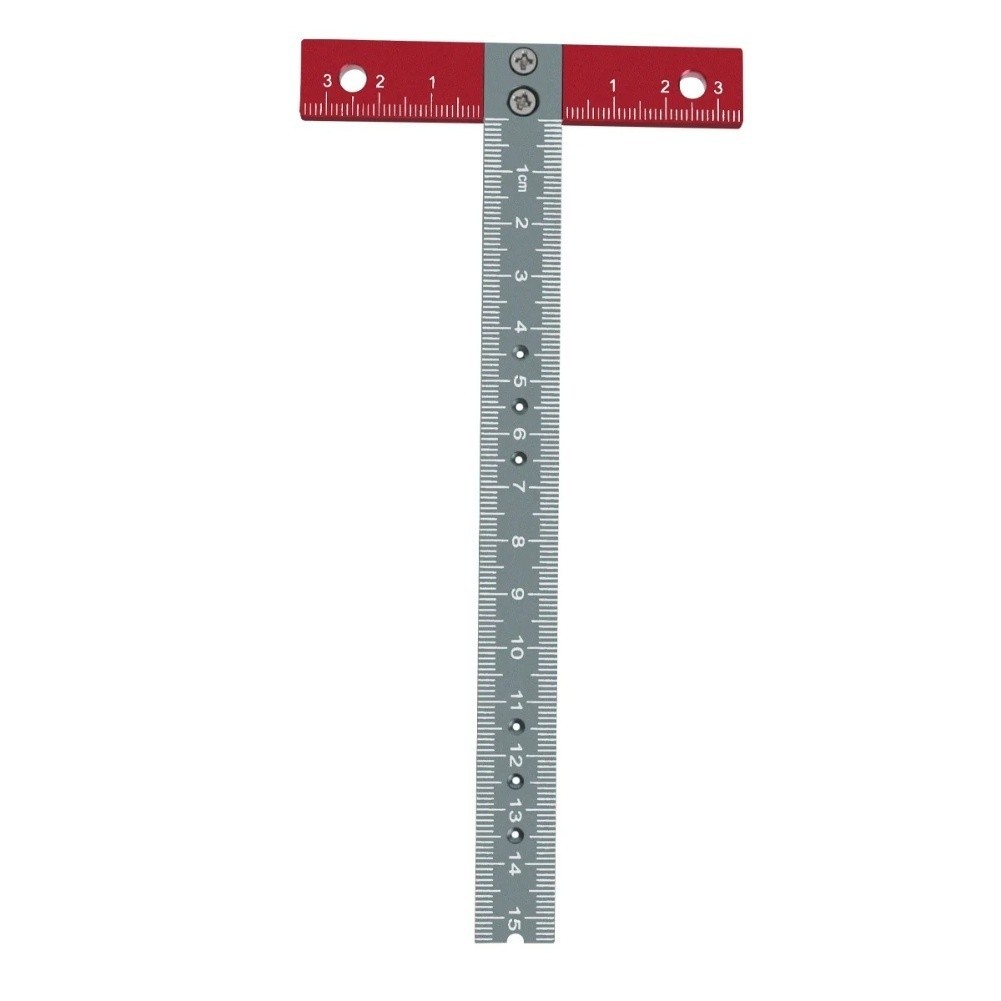 Precise Measurement Aluminum Alloy Woodworking Marking Gauge T Square Ruler