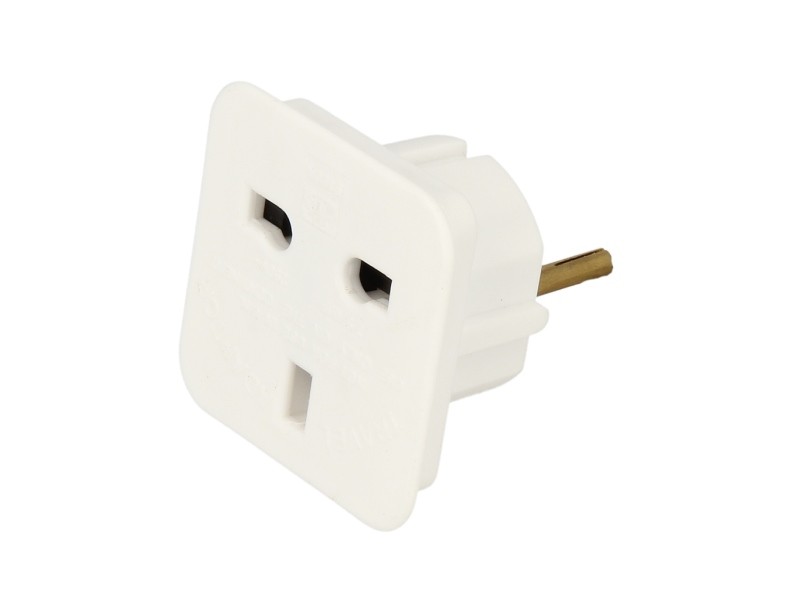 Adapter - power plug round adapter