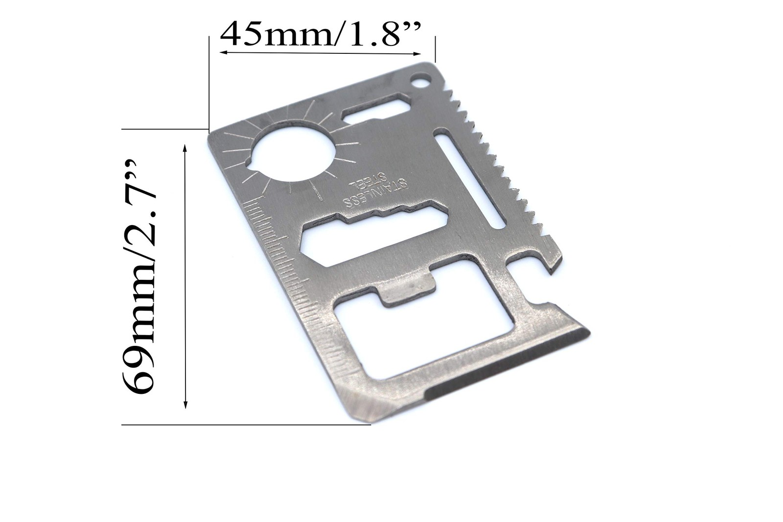 FGen 3pcs Open Bottle Cap 11 Kinds Of Multi-Function Silver Double-Row
