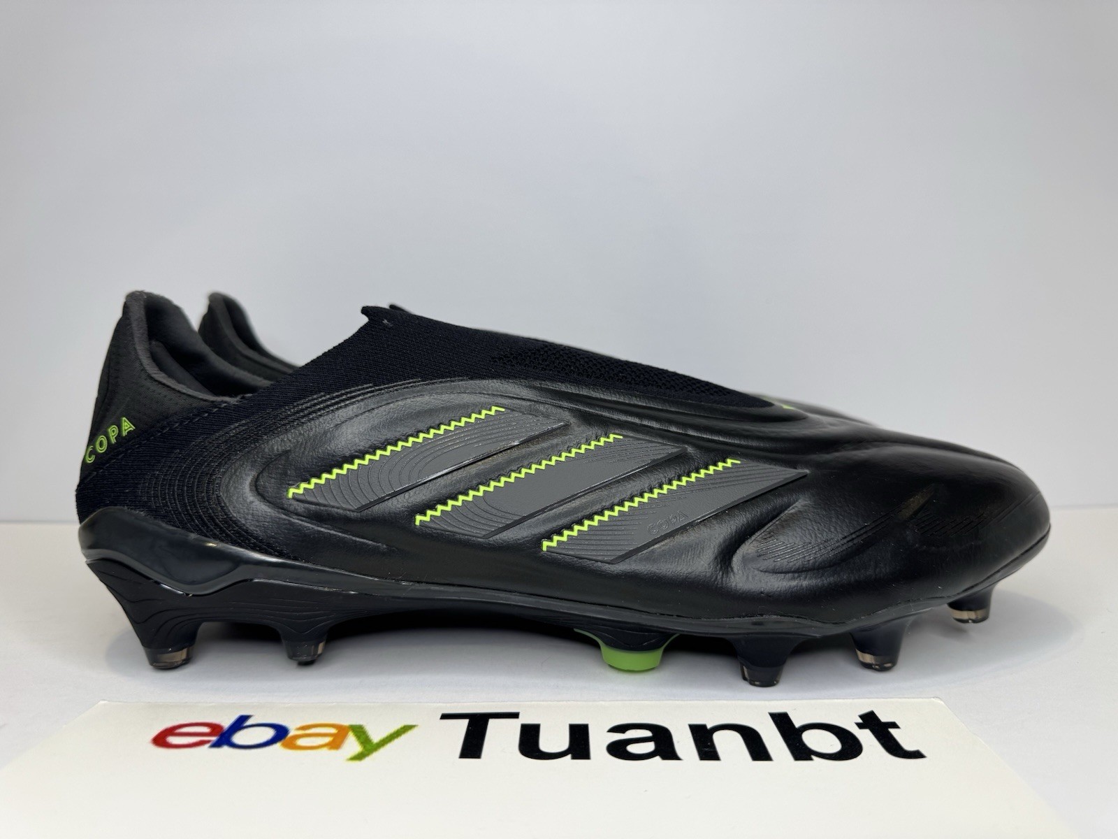 BRAND NEW Adidas Copa Pure III Elite LL FG Soccer Cleats Black/Green JS0652